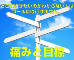 どこに行きたいのかわからない人はゴールには行けません。