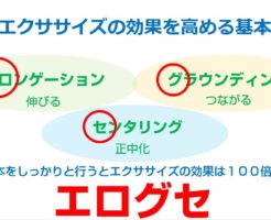 エクササイズの効果を高める3つ。エログセ
