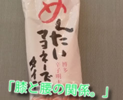 「膝と腰の関係。」