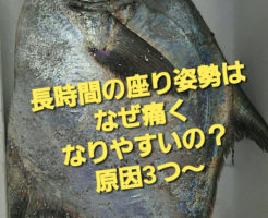 長時間の座り姿勢はなぜ痛くなりやすいの？原因3つ〜