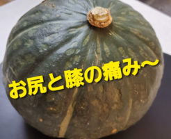 お尻と膝の痛み〜