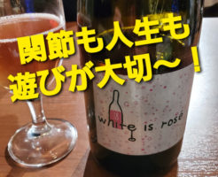 関節も人生も遊びが大切〜！