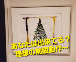 あなたは出来てる？理想の前屈動作〜