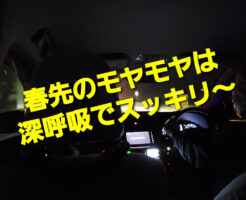 春先のモヤモヤは深呼吸でスッキリ〜