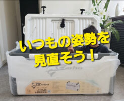 いつもの姿勢を見直そう！